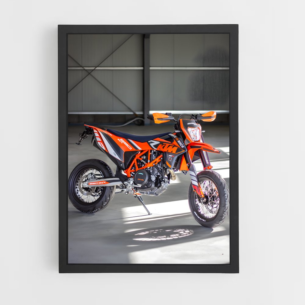 Poster Ombres de Garage – affiche KTM Moto (vue 2)